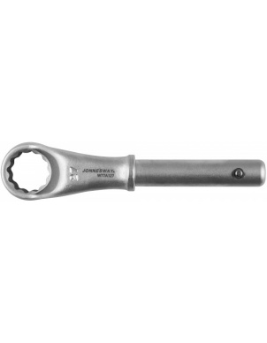 Ключ накидной усиленный, 27 мм, d18.5/190 мм, Jonnesway W77A127 (46319) фото 2