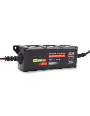 Зарядное устройство для автомобильного аккумулятора AVS BT-1S (1A, 20W) 6/12V (A07315S) фото 6