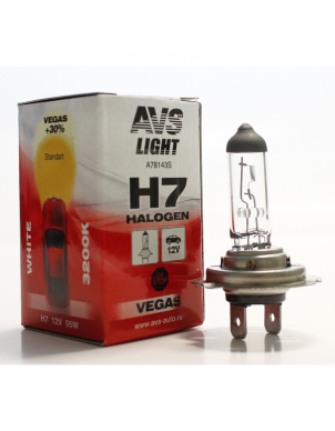 Галогенная лампа AVS Vegas H7.12V.55W (1 шт.) фото 1