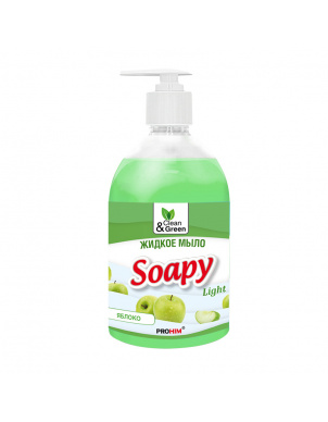 Жидкое мыло с дозатором, яблоко (500 мл) Clean&Green CG8062 фото 1
