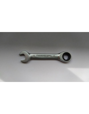 Ключ комбинированный трещоточный короткий, 10 мм, Thorvik CSRW10 (53519) фото 1