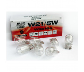 Лампочка AVS Vegas 12V. W21/5W (W3x16q) BOX-10 шт.