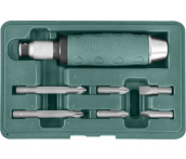 Ударно-поворотная отвертка с битами SL, PH (7 предметов) Jonnesway AG010055A (48649)