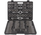 Набор метчиков и плашек, 110 предметов, Thorvik MTDS110 (53836) профессиональный в кейсе