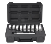 Набор оправок для установки подшипников и сальников, 10 предметов, Thorvik BSDS10 (53857) в кейсе