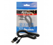 Кабель для iPhone 5/6/7/8 (2м, витой) AVS IP-52
