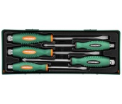 Набор ударных отверток, 5 предметов (ложемент) Jonnesway D70105SC