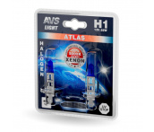 Лампы галогеновые AVS ATLAS /5000К/ H1.12V.55W (блистер, 2 шт.)