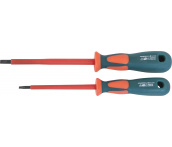 Отвертка шлицевая диэлектрическая SL 5,5х125 мм, Jonnesway DV13S5125