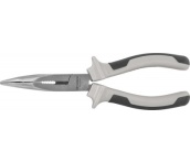 Длинногубцы изогнутые 45° с двухкомпонентными рукоятками, 160 мм Thorvik BNP0150 (52188)