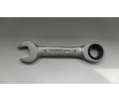 Ключ комбинированный трещоточный короткий, 13 мм, Thorvik CSRW13 (53522)