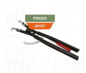 Щипцы для стопорных колец с фиксатором изогнутым 90° разжим,165-300 мм, 4.5-5.5мм, 500 мм, Jonnesway P9920D (46107)