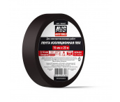 Лента изоляционная ПВХ 19 мм x 20 м (чёрная) AVS SCH-001