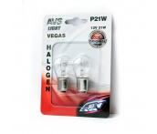 Лампочка AVS Vegas в блистере 12V. P21W (BA15S) 2 шт.