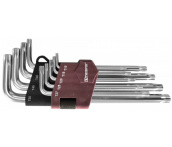 Набор ключей торцевых T-TORX® с центрированным штифтом, Т10H-T50H, 9 пр., Thorvik TTK9S (53150)