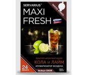 Ароматизатор воздуха (под сиденье, гель 100 гр.) MAXI FRESH MF-122 "КОЛА и ЛАЙМ" (с пробником)