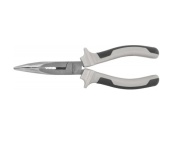 Длинногубцы прямые с духкомпонентными рукоятками, 180 мм, Thorvik LNP0180 (52186)