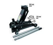 Домкрат подкатной AVS FJ-3000H, 3 тонны, 135-500 мм (шиномонтажный)