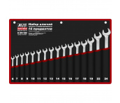 Набор ключей комбинированных гаечных в сумке (6-24 мм) (16 предметов) AVS K3N16M