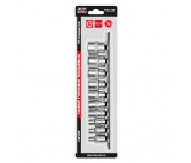 Набор головок торцевых 1/4"DR (4-13мм) (10 предметов) AVS NG14-10M