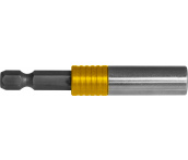 Держатель для вставок-бит 1/4 HDR магнитный с фиксатором, 67 мм, Ombra 200314