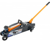 Домкрат подкатной 2,5 т. с фиксатором в кейсе, 140-387 мм, Ombra OHT225C