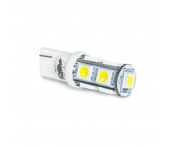 T10 T028 /белый/ (W2.1x9.5D) 9SMD 5050 3chip W5W, блистер, 2 шт. AVS A80606S