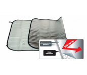 Солнцезащитная шторка на лобовое стекло 130x60 см, AVS SH-105F-S