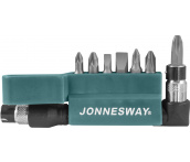 Набор бит (вставок) 1/4 DR, PH, PZ, SL, 8 предметов, Jonnesway S08H208S