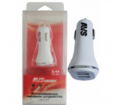 Зарядное устройство USB (2 порта) AVS UC-322 (2,4А)