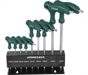 Набор ключей Torx двусторонних с центр. штифтом Т10-Т50 (9 шт) Jonnesway H10MT09S