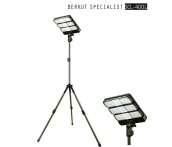 Кемпинговый фонарь телескопический, светодиодный, BERKUT SCL-400L (на солнечных батареях)