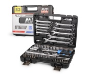 Набор инструментов 82 предмета "MASTER" AVS MTS-82 (A85355S) в кейсе
