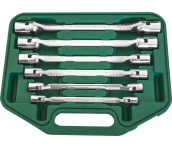 Набор карданных ключей 8-19 мм, 6 предметов, Jonnesway W43A106S