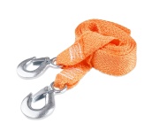 Трос буксировочный 5 тонн, 4.5 метра, 2 крюка, JT JET-5S (A95043S) в пакете