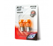 Лампочка AVS Vegas в блистере 12V. PY21W (BAU15S) /orange/ 2 шт.