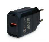 Сетевое зарядное устройство USB AVS UT-713 Quick Charge (1.5-3A, 1 порт) A07979S
