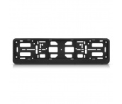 Рамка под номерной знак двусоставная (чёрная) AVS RN-15