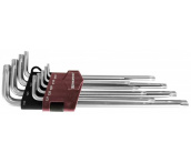 Набор ключей торцевых TORX® удлиненных, Т10-T50, 9 предметов, Thorvik TKL9S (53130)