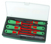 Набор отверток диэлектрических, индикаторная отвертка, 7 шт, Jonnesway DV13PP07S