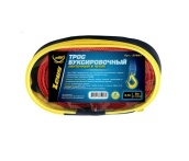Трос буксировочный ленточный (3,5 тонны, с 2 крюками, в чехле) ZEUS ZT401 (72401)