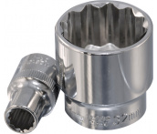 Головка торцевая 12-гранная 1/2 DR, 24 мм, Ombra 112324