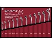 Набор ключей гаечных накидных изогнутых серии ARC, 6-32 мм, 12 предметов, Thorvik W2S12TB (52620) в сумке