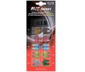 Набор предохранителей со светодиодом AVS FC-272L (стандарт) в блистере 10 шт.