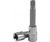 Насадка торцевая 1/2 DR с вставкой-битой SPLINE, M12, 100 мм, Ombra 121712