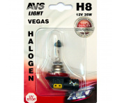 Лампа галогеновая AVS Vegas в блистере H8.12V.35W (1 шт.)