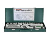 Набор головок 3/8 DR, 6-22мм, и ключей 7-17мм, 36 предметов, Jonnesway S04H3536S