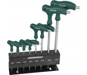 Набор шестигранников двусторонних с шаром 2-10 мм, 8 шт, Jonnesway H10MB08S