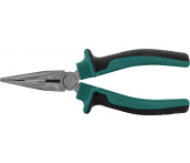 Длинногубцы изогнутые с двухкомпонентными рукоятками 8, Jonnesway P1218