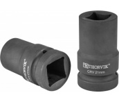 Головка торцевая 4-х гранная для ручного гайковерта, 1 DR, 21 мм, Thorvik LSWS00121 (52772)